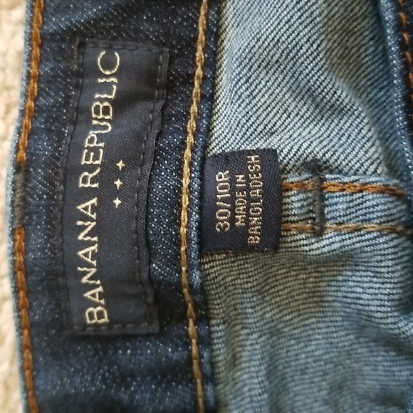 Banana Republic low rise bootcut jeans in dark wash size 10 - Picture 5 of 10